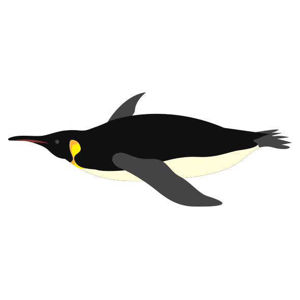 コウテイペンギン 海の仲間たち 海の生き物フリーイラスト素材集